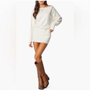 Eve Off the Shoulder Knit Dress